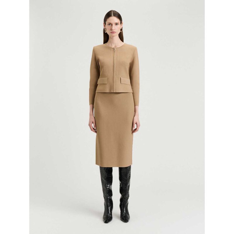 Veronika Maine Zip Front Milano Jacket image number 3